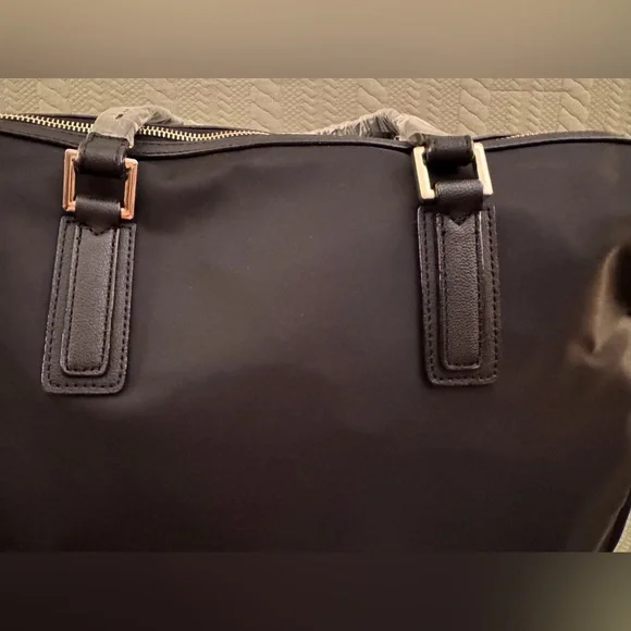 Travanti Work Tote Bag Black w/Red Lining NWT - Picture 5 of 16